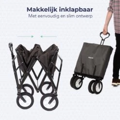 LifeGoods Bolderkar - Opvouwbaar - Draaibare Wielen - 2 Standen - 70KG Draagkracht - Grijs 12 LifeGoods Bolderkar - Opvouwbaar - Draaibare Wielen - 2 Standen - 70KG Draagkracht - Grijs -Buitenkampeer Winkel 1200x1200 1215