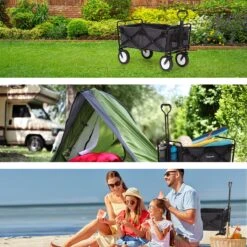 LifeGoods Bolderkar - Opvouwbaar - Draaibare Wielen - 2 Standen - 70KG Draagkracht - Zwart 13 LifeGoods Bolderkar - Opvouwbaar - Draaibare Wielen - 2 Standen - 70KG Draagkracht - Zwart -Buitenkampeer Winkel 1200x1200 1255