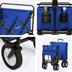 LifeGoods Bolderkar - Opvouwbaar - Draaibare Wielen - 2 Standen - 70KG Draagkracht - Blauw 16 LifeGoods Bolderkar - Opvouwbaar - Draaibare Wielen - 2 Standen - 70KG Draagkracht - Blauw -Buitenkampeer Winkel 1200x1200 1281