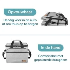 ForDig Koeltas XL Grijs (30 Liter) - Gemaakt Van 600D Polyester Met PEVA-Voering - Ruimte Voor 40 Blikjes Of 20 Halve Liter Flessen - Opvouwbaar Koel Tas Met Easy-Acces Flap - Ruimte Voor Bestek - Picknick Cool Bag - Coolerbag - Grote Cooler -Buitenkampeer Winkel 1200x1200 13