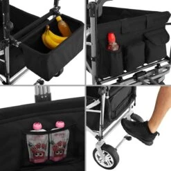 Tectake - Opvouwbare Bolderwagen Handkar Nico Zwart - 403549 -Buitenkampeer Winkel 1200x1200 1304