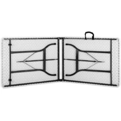 Casaria Tuintafel Opvouwbaar – Met Draaggreep 220x70 Cm – Wit -Buitenkampeer Winkel 1200x1200 232