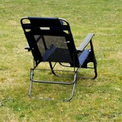 Ligstoel 155x60cm - Opvouwbaar Campingstoel Ligbed Strandstoel Tuinstoel Vouwligstoel Blauw -Buitenkampeer Winkel 1200x1200 247