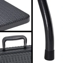 Casaria Tuintafel Opvouwbaar – Met Draaggreep 180x75 Cm – Zwart -Buitenkampeer Winkel 1200x1200 264