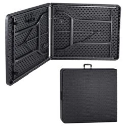 Casaria Tuintafel Opvouwbaar – Met Draaggreep 180x75 Cm – Zwart -Buitenkampeer Winkel 1200x1200 266