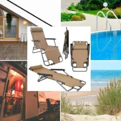 Ligstoel Opvouwbaar 155x60cm - Lichte Ligbed Relaxstoel Tuinstoel Campingstoel Strandstoel -Buitenkampeer Winkel 1200x1200 283