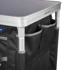 Campart Campingkeuken KI-0734 - Campingkast Groot - 4 Verstelbare Poten - Opvouwbaar En Lichtgewicht - Inclusief Opbergtas - Grijs -Buitenkampeer Winkel 1200x1200 399