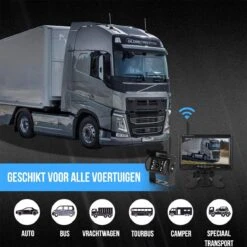 Strex Achteruitrijcamera Set Draadloos - 7" Scherm - 18LED Nachtzicht 15m - IP67 Waterdicht - Achteruitrij Camera - Geschikt Voor Auto/ Camper / Caravan / Vrachtwagen / Landbouw / Boot / Tractor -Buitenkampeer Winkel 1200x1200 458
