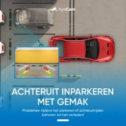 AyeCam Achteruitrijcamera - 4,3 Inch Scherm - 2 Kanaals – Nachtzicht - Incl. Begeleidingslijnen -Buitenkampeer Winkel 1200x1200 477