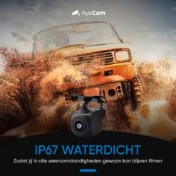 AyeCam Achteruitrijcamera - 4,3 Inch Scherm - 2 Kanaals – Nachtzicht - Incl. Begeleidingslijnen -Buitenkampeer Winkel 1200x1200 480