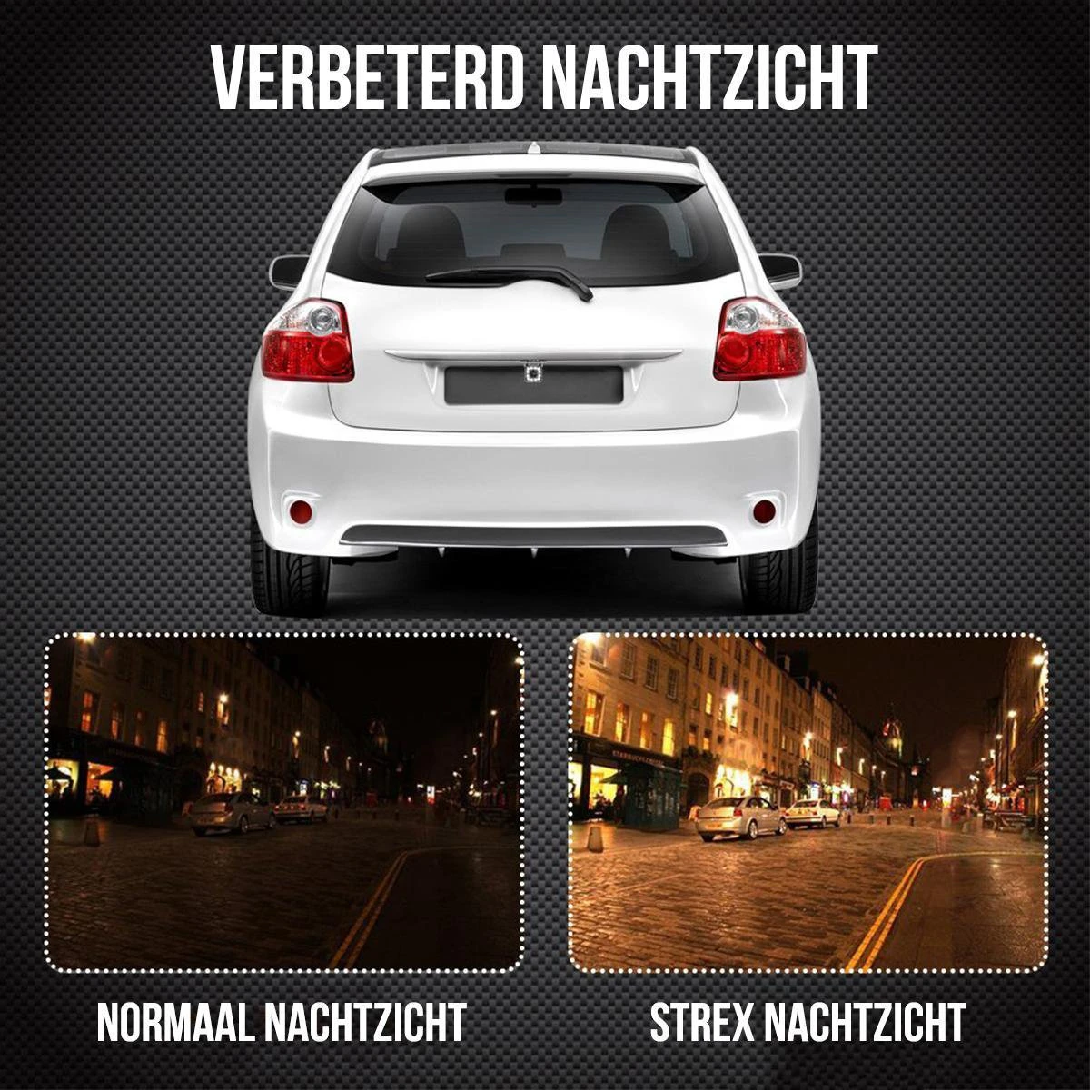 Strex Achteruitrijcamera - Universeel RCA - 12 LED Nachtzicht - IP68 Waterdicht - Achteruitrij Camera Auto 2 Strex Achteruitrijcamera - Universeel RCA - 12 LED Nachtzicht - IP68 Waterdicht - Achteruitrij Camera Auto - Afbeelding 2
