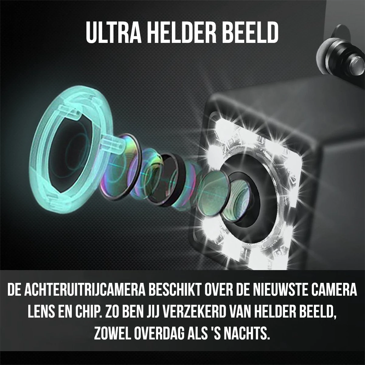 Strex Achteruitrijcamera - Universeel RCA - 12 LED Nachtzicht - IP68 Waterdicht - Achteruitrij Camera Auto 7 Strex Achteruitrijcamera - Universeel RCA - 12 LED Nachtzicht - IP68 Waterdicht - Achteruitrij Camera Auto - Afbeelding 7