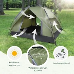 Sens Design Pop Up Tent - Tent - 2-3 Personen 13 Sens Design Pop Up Tent - Tent - 2-3 Personen -Buitenkampeer Winkel 1200x1200 549