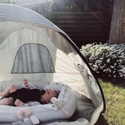 Deryan Luxe Pop Up Strandtent - Anti-UV 50+ - Cream -Buitenkampeer Winkel 1200x1200 575