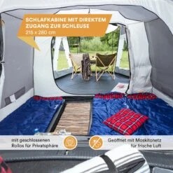 Skandika Pitea XL UP Tent – Koepeltenten - Autotent – 4 Persoons Campingtent Voor SUV, Caddy, Auto, CUV – Vrijstaand – Met/zonder Slaapcabine – Max. Stahoogte 200 Cm – Waterdicht Met 3000mm Waterkolom - 515 X 300 X 200 Cm (LxBxH) – Kamperen - Grijs 10 Skandika Pitea XL UP Tent – Koepeltenten - Autotent – 4 Persoons Campingtent Voor SUV, Caddy, Auto, CUV – Vrijstaand – Met/zonder Slaapcabine – Max. Stahoogte 200 Cm – Waterdicht Met 3000mm Waterkolom - 515 X 300 X 200 Cm (LxBxH) – Kamperen - Grijs -Buitenkampeer Winkel 1200x1200 623
