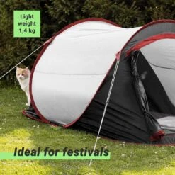 JEMIDI Tweepersoons Pop-up Tent - Opgooitent, Werptent Voor 2 Personen - Ideaal Als Festivaltent Of Kampeertent - Verschillende Kleuren -Buitenkampeer Winkel 1200x1200 636