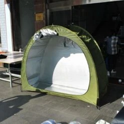 Merkloos Fietstent, Beschermhoes Fietsenschuur, Tent Voor Camping In De Open Lucht-groen 200*80*165CM -Buitenkampeer Winkel 1200x1200 653