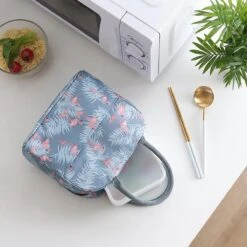 Koeltas - Lunchtas - Volwassenen En Kinderen - Compact & Handig: Zomer - Picknick -School - Lunch - Werk - Grijs Flamingo -Buitenkampeer Winkel 1200x1200 68