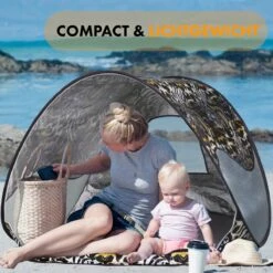 Deryan Luxe Pop Up Strandtent - Anti-UV 50+ - Zoo -Buitenkampeer Winkel 1200x1200 703