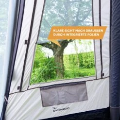 Skandika Tipi Kotona Air Opblaasbare Tent – Opblaasbare Tenten - 4 Persoons Tipi Tent – Tenten - Campingtent – Ingenaaide Tentvloer – Muggengaas – 260 Cm Stahoogte – 490 X 370 X 260 (L X B X H) – Outdoor, Camping, Tuin – Luchttent - Kamperen - Beige -Buitenkampeer Winkel 1200x1200 730