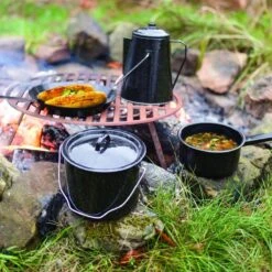 ESSCHERT DESIGN Pannenset Kampvuur - 4 Delig - Outdoor - Metaal -Buitenkampeer Winkel 1200x1200 744
