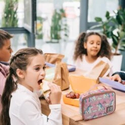 Brisby 4 Laags Geïsoleerde Koeltas - Lunchtas 1.5 Liter - Roze Eenhoorn -Buitenkampeer Winkel 1200x1200 85