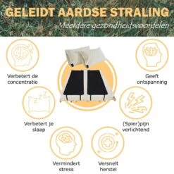 Earthle Volledige Earthing Tweepersoons Aardingsset - 2x Slaapmat + 2x Kussensloop - Aardingsmat - Aarden - Earthing Mat - Aarding - Grounding Mat - Kussensloop - Aardingskussensloop - Combo Deal -Buitenkampeer Winkel 1200x1200 892