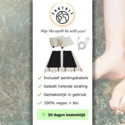 Earthle Volledige Earthing Tweepersoons Aardingsset - 2x Slaapmat + 2x Kussensloop - Aardingsmat - Aarden - Earthing Mat - Aarding - Grounding Mat - Kussensloop - Aardingskussensloop - Combo Deal -Buitenkampeer Winkel 1200x1200 895
