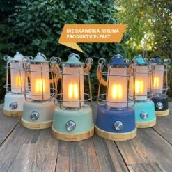 Skandika Kiruna LED-Lamp – Tentlampen – Campinglampen – Buiten Lantaarn – Buitenverlichting – Buiten Lamp - Retro Outdoor Camping Lamp Met Powerbank, Traploos Dimbaar, Draadloos, Oplaadbare Batterij, USB, Warm En Koud Wit, 75h Lichtduur – Beige -Buitenkampeer Winkel 1200x1200 941