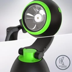 B.K.Licht - LED Kampeerlamp - Zaklamp - 3 In 1 Zaklantaarn Voor Kinderen - Tafellamp - Tentlamp - Opvouwbaar - Zwart Groen - 140 Lumen - IP20 -Buitenkampeer Winkel 1200x1200 944