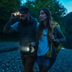 B.K.Licht - LED Kampeerlamp - Zaklamp - 3 In 1 Zaklantaarn Voor Kinderen - Tafellamp - Tentlamp - Opvouwbaar - Zwart Groen - 140 Lumen - IP20 -Buitenkampeer Winkel 1200x1200 950