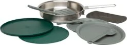 Stanley The All-In_One Fry Pan Set 1 L - Campingkookset - Stainless Steel -Buitenkampeer Winkel 1200x430