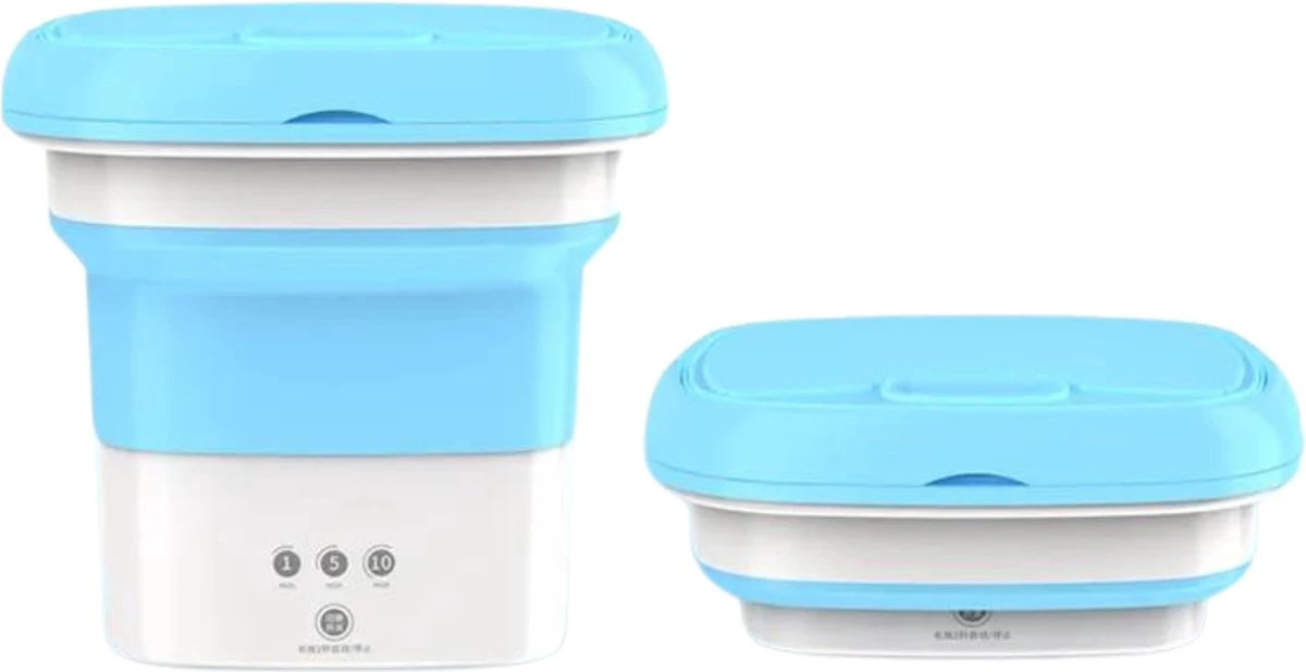 Mini Wasmachine - Camping Wasmachine - Opvouwbare Wasmachine - Handwasmachine - Fruitwasser - Kampeer Wasmachine - Valentijn - Wasdroger 6 Mini Wasmachine - Camping Wasmachine - Opvouwbare Wasmachine - Handwasmachine - Fruitwasser - Kampeer Wasmachine - Valentijn - Wasdroger - Afbeelding 6