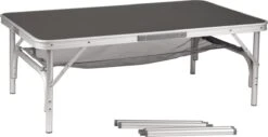 Bo-Camp Campingtafel - 100x60x70 - Grijs -Buitenkampeer Winkel 1200x619