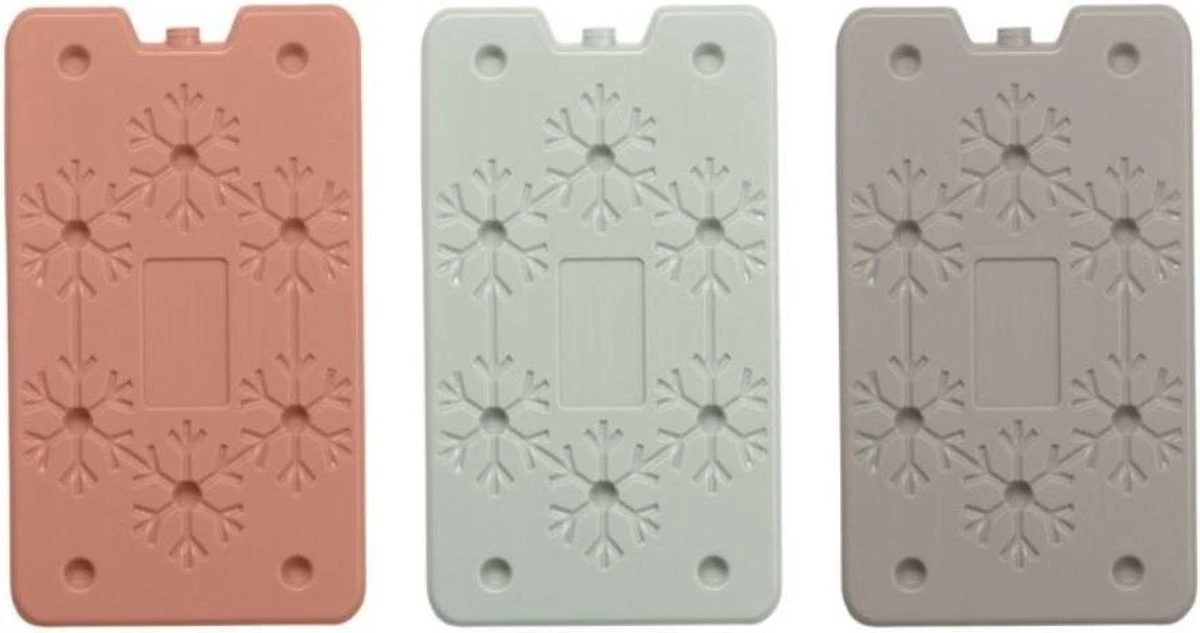 Orange85 Koelelementen - 3 Stuks - 25 X 14 Cm - 3 Kleuren - 400 Gram 1 Orange85 Koelelementen - 3 Stuks - 25 X 14 Cm - 3 Kleuren - 400 Gram