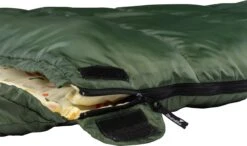 Skandika Vegas-R XXL Slaapzak - Mummieslaapzakken – Slaapzakken Volwassen – Maat XXL – Mummie Slaapzak - Unisex - Katoen, Luxe Kwaliteit, Koppelbaar, 3 Seizoenen, 220 X 110 Cm, -12° Tot -15°C, Outdoor Kampeerslaapzak – Ritssluiting Rechts - Groen -Buitenkampeer Winkel 1200x710 1