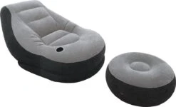 Intex Lounge Stoel - Ultra Lounge - Opblaasbaar - Grijs/zwart -Buitenkampeer Winkel 1200x727 3