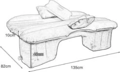 Merkloos Auto Reizen Opblaasbare Matras Luchtbed Camping Universele SUV Achterbank Couch (Grijs) -Buitenkampeer Winkel 1200x727 5