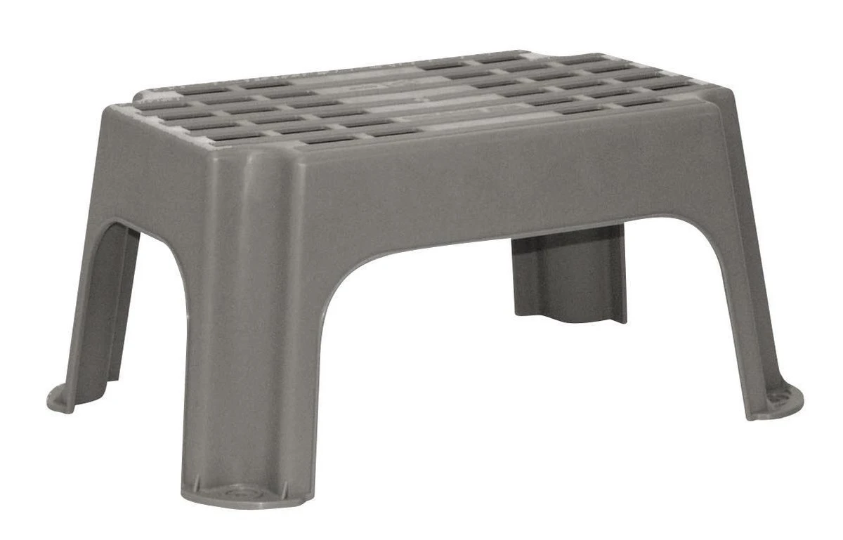 Curver Opstapje - Kunststof - 50x35x24 Cm - Antraciet 1 Curver Opstapje - Kunststof - 50x35x24 Cm - Antraciet