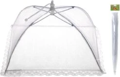 Merkloos Opvouwbaar Vliegennetje / Vliegenkapje 45 X 45 Cm - Hoogte 20 Cm -Buitenkampeer Winkel 1200x774 1