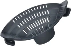 SensaHome- Siliconen Vergiet - Keuken Afgietdeksel - Afgiethulp - Siliconen - BPA Vrij - Grijs -Buitenkampeer Winkel 1200x782 5