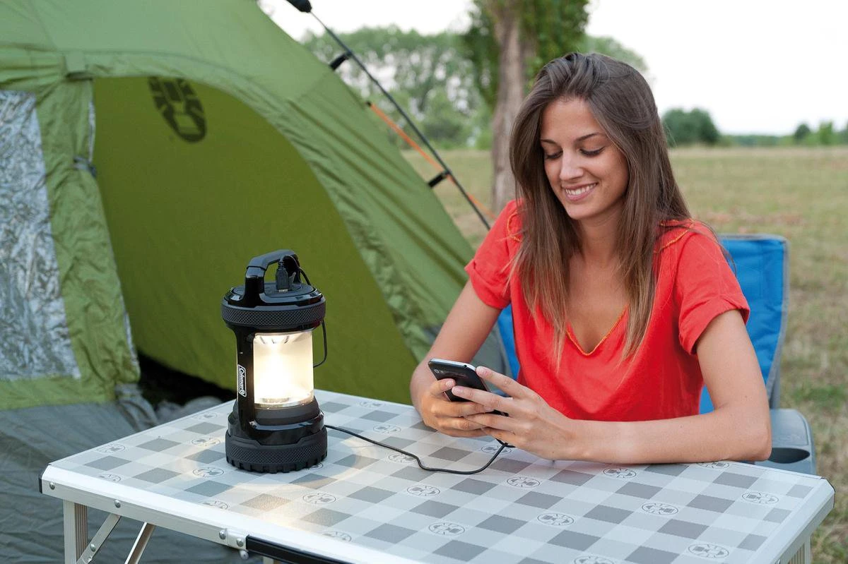 Coleman Twist+ 300 Camping Lantaarn - 300 Lumen - Oplaadbaar - Zwart 6 Coleman Twist+ 300 Camping Lantaarn - 300 Lumen - Oplaadbaar - Zwart - Afbeelding 6