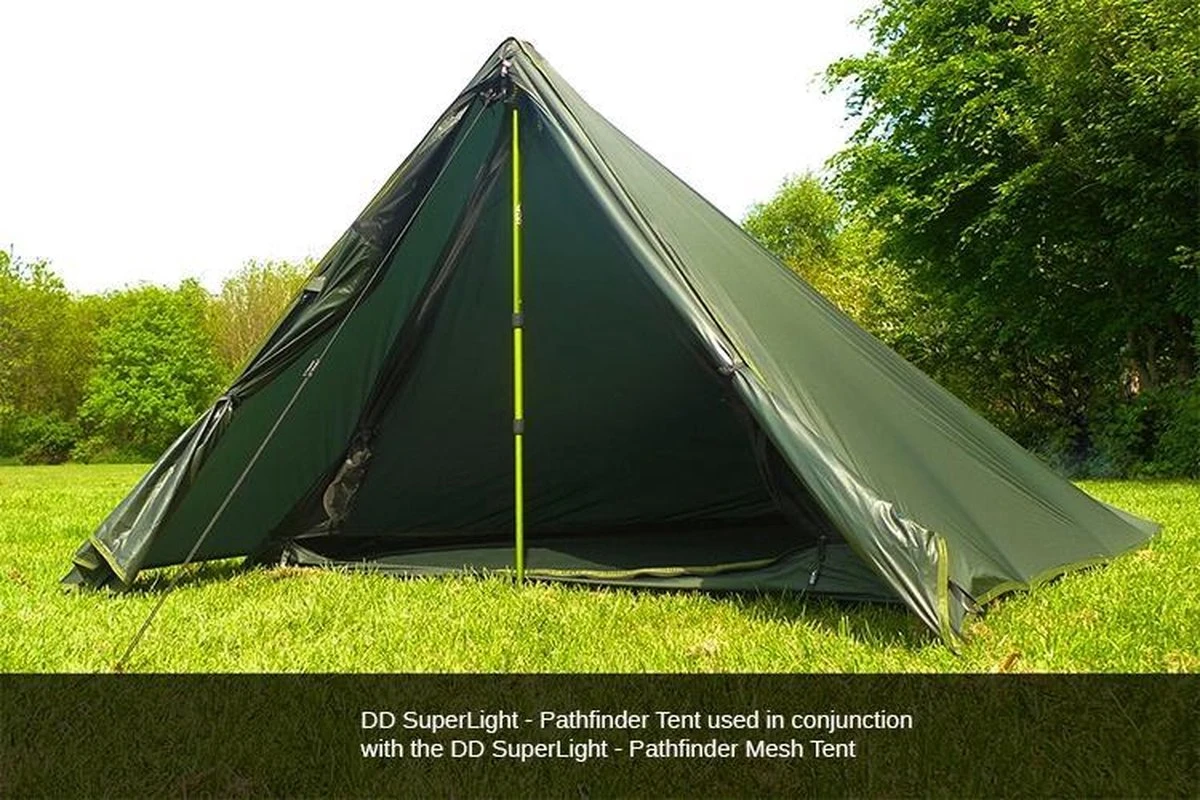 Dd Superlight Pathfinder Tent - Groen - 2 Persoons 4 Dd Superlight Pathfinder Tent - Groen - 2 Persoons - Afbeelding 4