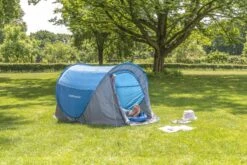 Dunlop Pop Up Tent 220 X 120 X 90 Cm - Grijs/ Blauw - 1 Persoons -Buitenkampeer Winkel 1200x800 59