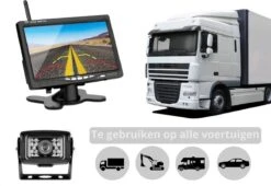 SightStrong Draadloze Achteruitrijcamera - 7” Scherm - Nachtzicht 18LED 15m -Buitenkampeer Winkel 1200x826