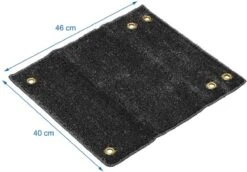 PROPLUS Pro Plus Mat Voor Camper Opstapje - Zwart - 46 X 40 Cm -Buitenkampeer Winkel 1200x836