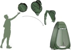 NordFalk Douchetent Pop-up 190 Cm - Camping Douche - Omkleedtent - Incl. Tentharingen En Draagtas - Groen 12 NordFalk Douchetent Pop-up 190 Cm - Camping Douche - Omkleedtent - Incl. Tentharingen En Draagtas - Groen -Buitenkampeer Winkel 1200x848 4