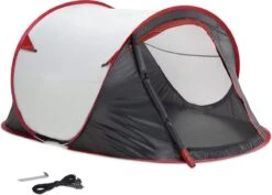 JEMIDI Tweepersoons Pop-up Tent - Opgooitent, Werptent Voor 2 Personen - Ideaal Als Festivaltent Of Kampeertent - Verschillende Kleuren -Buitenkampeer Winkel 1200x858 4