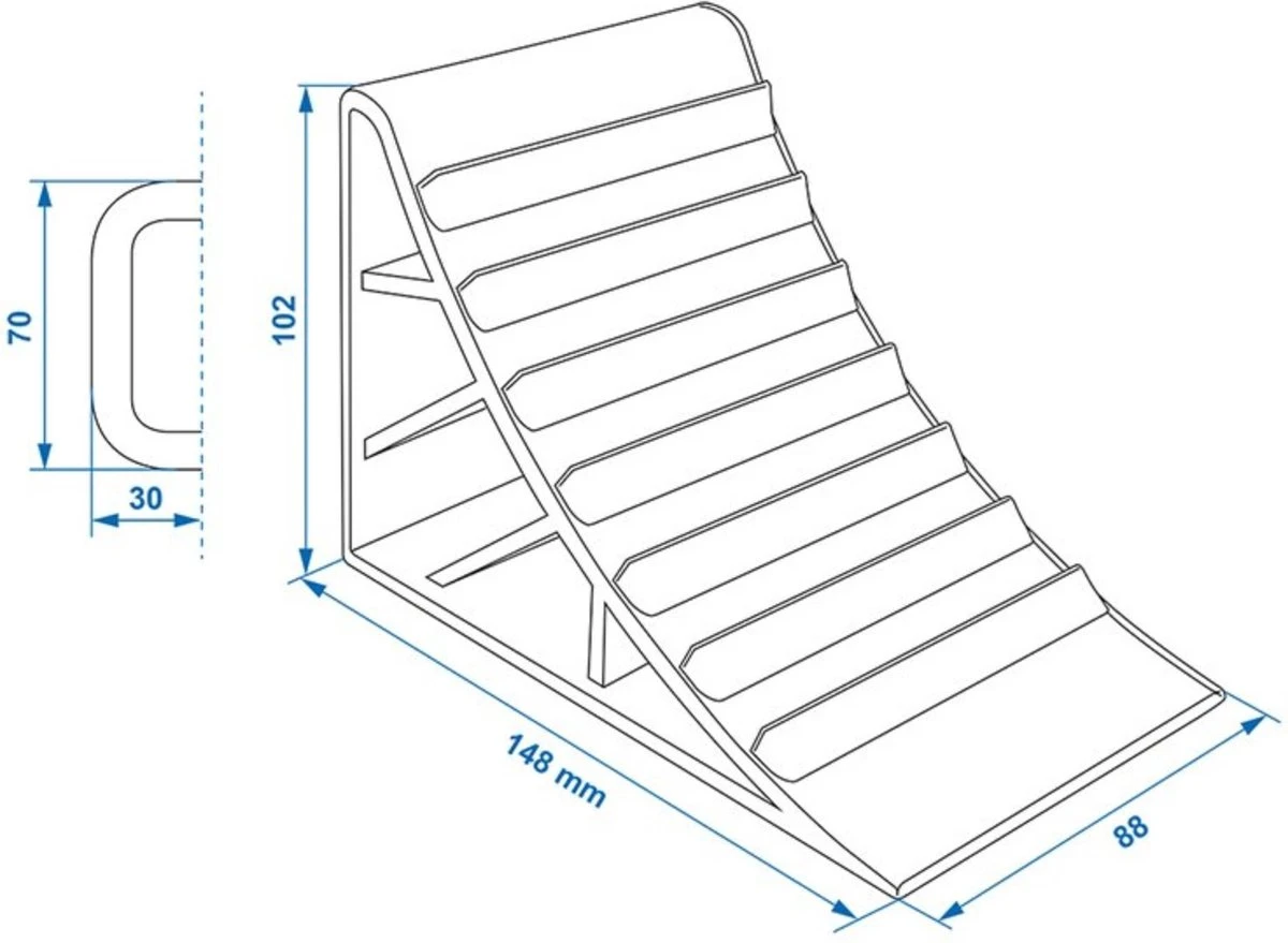 Proplus Wielkeg Kunststof Met Handvat 16,5 Cm Zwart 2 Stuks 4 Proplus Wielkeg Kunststof Met Handvat 16,5 Cm Zwart 2 Stuks - Afbeelding 4