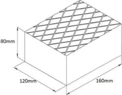 Rubberen Blok- Camper Levellers- Rubber Block Gummiklotz Gummiklötze Gummiauflage Gummiteller Hebebühne Grube 160x120x80 Mm Zwart Voor Autokrik, Trolleykrik En Pitjack -Buitenkampeer Winkel 1200x938